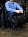 Дорожная сумка Stefano Ricci мужской кожа черный 19290-4