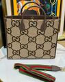 Сумка Gucci женский канва бежевый 137920-1