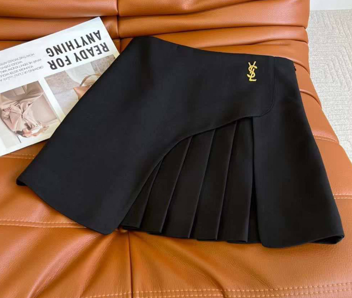 Юбка Saint Laurent женский черный 92048