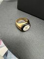 Кольцо Chanel черный 175890-1