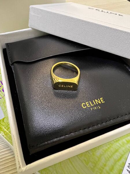Кольцо Celine золотой 175389