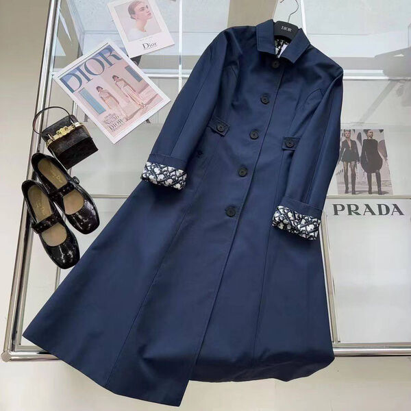 Плащ Christian Dior женский синий 143052-2
