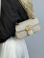Сумка Gucci Marmont женский кожа белый 75204-2