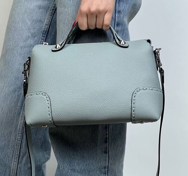 Сумка Fendi женский кожа бирюзовый 147793
