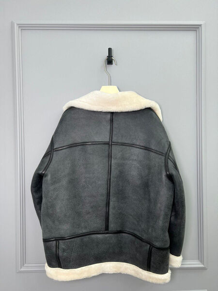 Дубленка Acne Studios женский кожа черный 97526-2