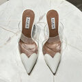 Туфли Alaïa женский кожа белый 117387-3