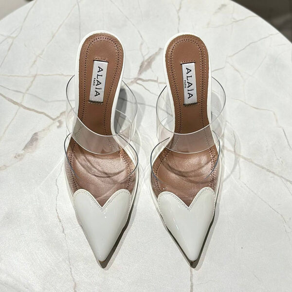 Туфли Alaïa женский кожа белый 117387-3