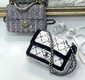 Сумка Chanel женский твид графитовый 144500-9