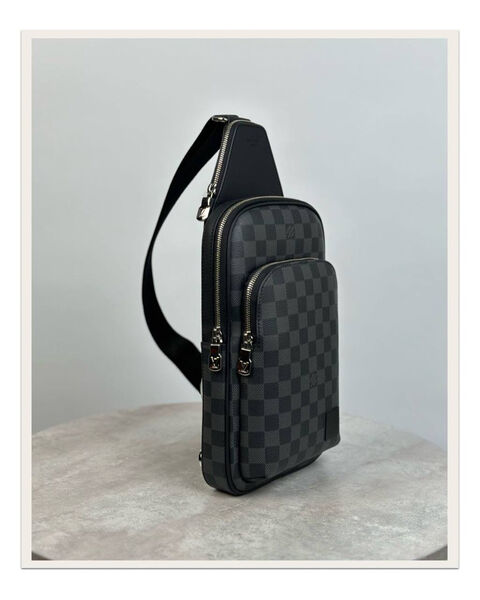 Мужская сумка слинг Louis Vuitton мужской канва черный 152763-3