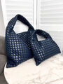 Сумка Bottega Veneta Small Hop женский кожа синий 170356-3