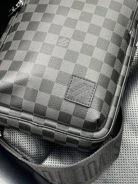 Мужская сумка слинг Louis Vuitton мужской кожа черный 96812-7