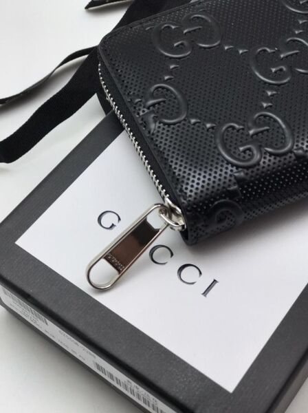 Клатч мужской Gucci мужской кожа черный 26212-2