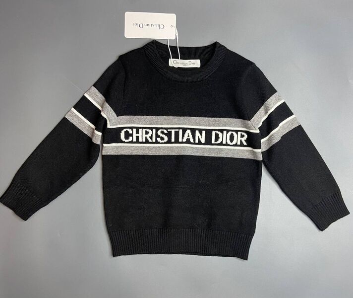 Детский свитер Dior черный 176924