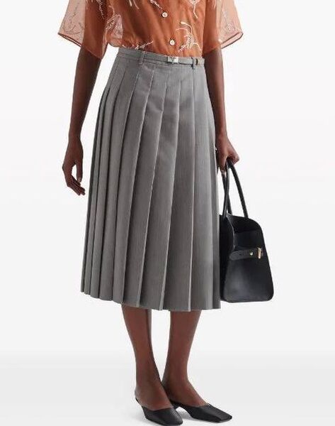 Юбка Prada женский графитовый 148350