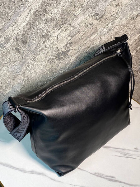 Мужская сумка мессенджер Loewe мужской кожа черный 170728-2