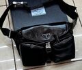 Мужская сумка мессенджер Prada мужской кожа черный 167085-1