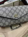 Сумка Gucci женский канва графитовый 129306-3