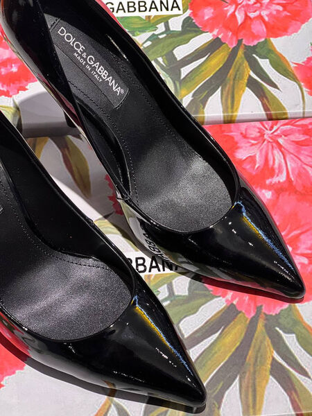Туфли Dolce&Gabbana женский кожа черный 138794-3