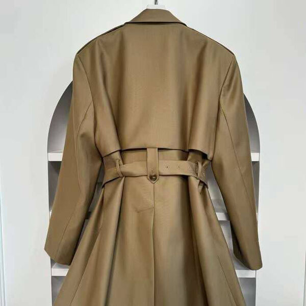 Плащ Saint Laurent женский бежевый 147702-4