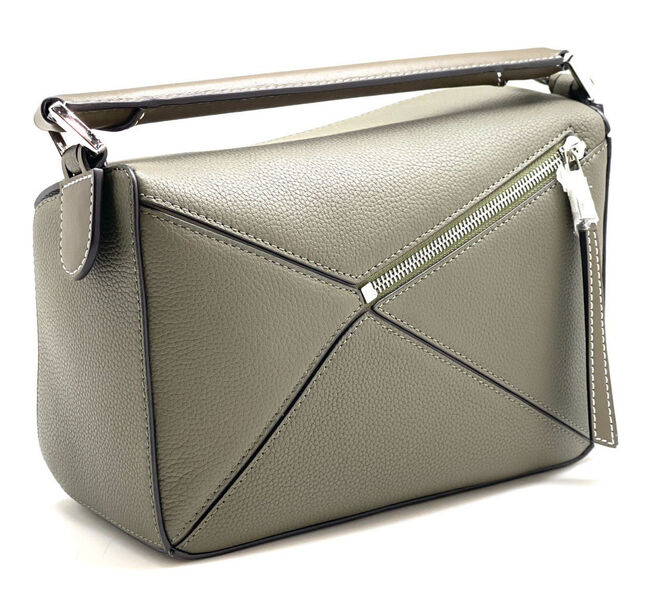 Сумка Loewe женский кожа болотный 102774-2
