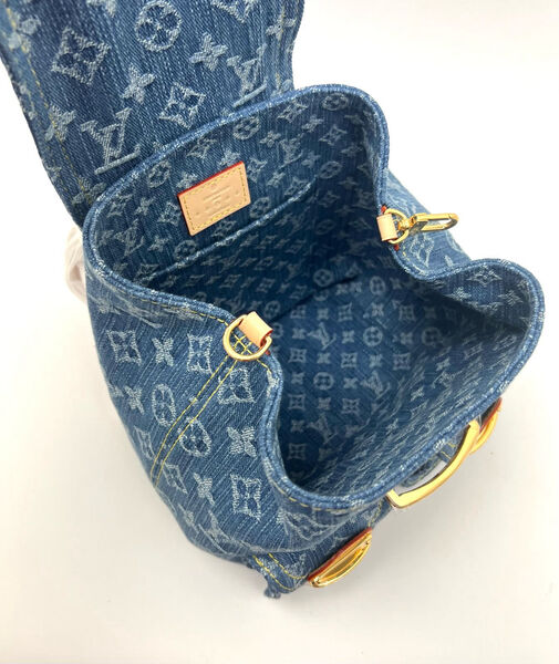 Рюкзак Louis Vuitton Venice женский джинса синий 138864-4