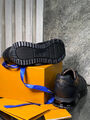 Мужские кроссовки Louis Vuitton мужской кожа черный 140499-7