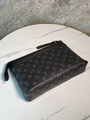 Мужской клатч Louis Vuitton мужской кожа черный 173553-4