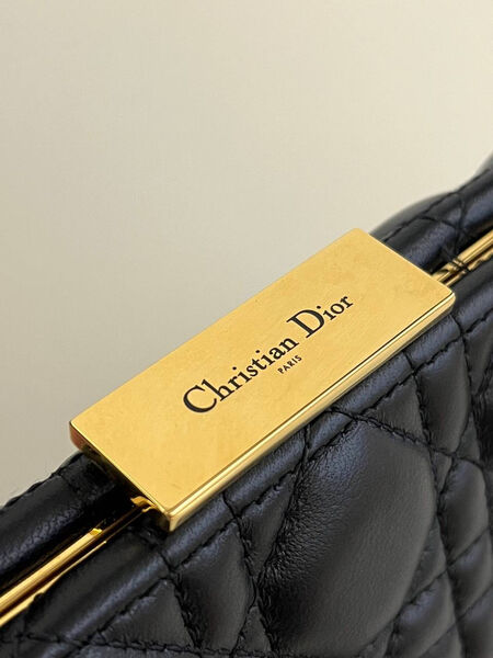 Сумка Christian Dior женский кожа черный 129802-4
