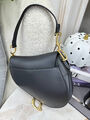 Сумка Dior Saddle женский кожа черный 74392-11