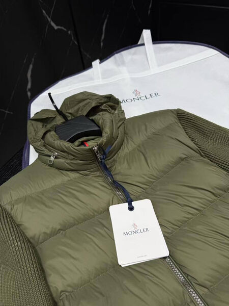 Мужская куртка Moncler мужской болотный 199700-7