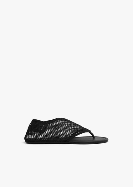 Сандалии Alaïa женский сетка черный 192699-2