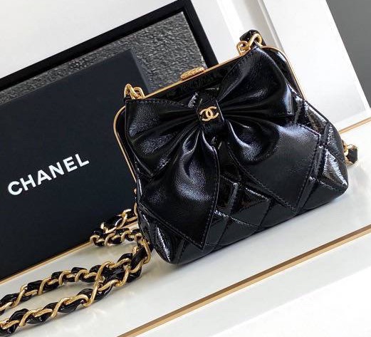 Сумка Chanel женский кожа черный 154666