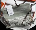 Мужской шарф Hermès мужской графитовый 169882-1