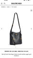 Сумка Balenciaga Bel Air Small женский кожа черный 174092-2