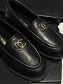 Лоферы Chanel женский кожа черный 169905-3