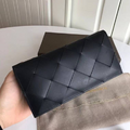 Мужской портмоне Bottega Veneta мужской кожа черный 96461-2