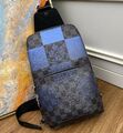 Мужская сумка слинг Louis Vuitton Avenue мужской канва monogram синий 76589
