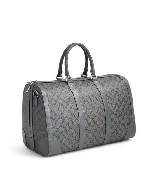 Дорожная сумка Gucci мужской кожа графитовый 147301