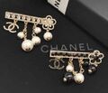 Брошь Chanel золотой 10378