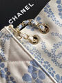 Сумка Chanel женский текстиль белый 192439-7