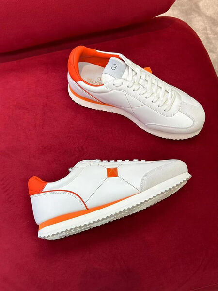 Кроссовки Valentino женский кожа оранжевый 98435-2