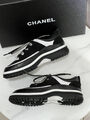 Кроссовки Chanel женский кожа черный 180670-4
