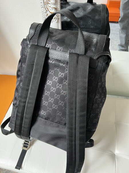 Мужской рюкзак Gucci мужской кожа черный 149875-4