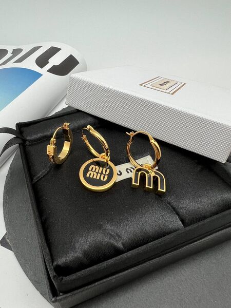 Серьги Miu Miu черный 175871-2