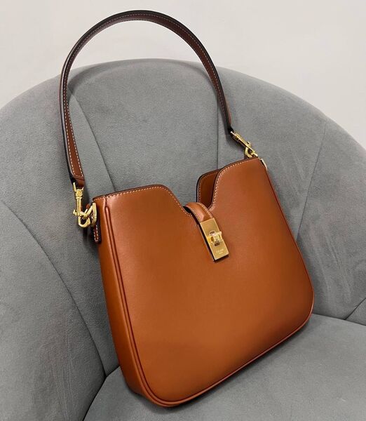 Сумка Celine женский кожа бежевый 183982