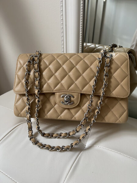 Сумка Chanel 2.55 женский кожа бежевый 102725-3