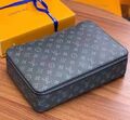 Мужской несессер косметичка Louis Vuitton мужской канва черный 111312-1
