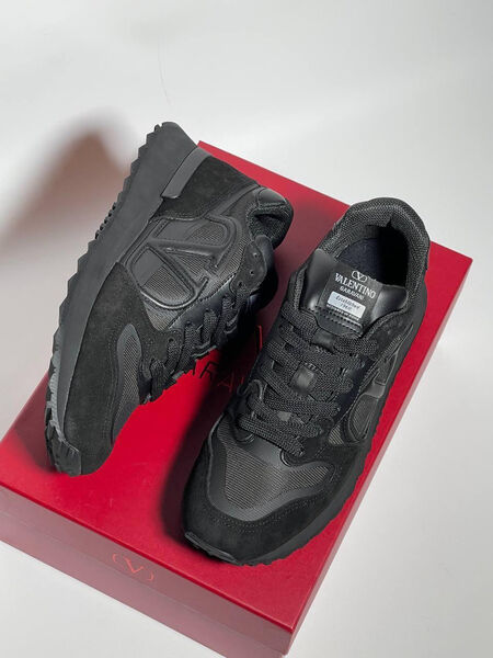 Мужские кроссовки Valentino мужской текстиль черный 131279-2