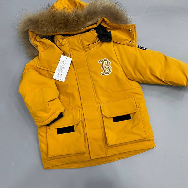 Детская куртка Burberry горчичный 166041