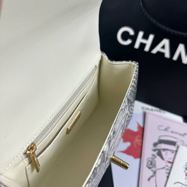 Сумка Chanel женский кожа графитовый 138718-4